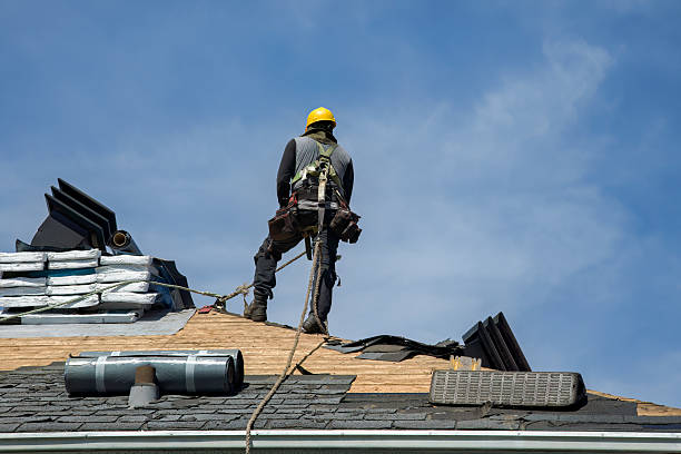 Professional Storm Damage Roof Repair technician working in Bolivar, OH
